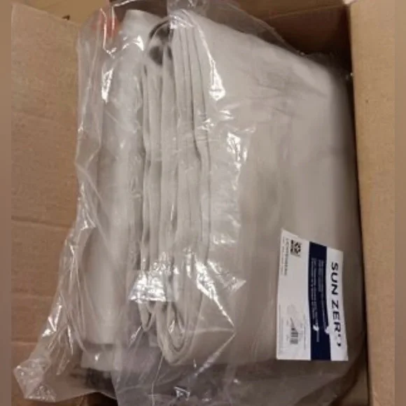 Sun Zero Oslo Home Theater 100% Blackout Rod Pocket Curtain Panel Set of 2 - Picture 7 of 7